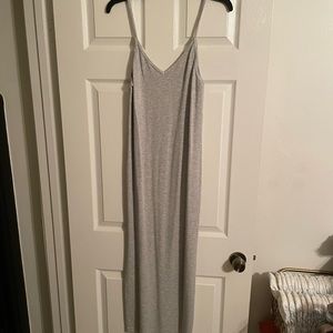 Fabletics gray form-fitting dress